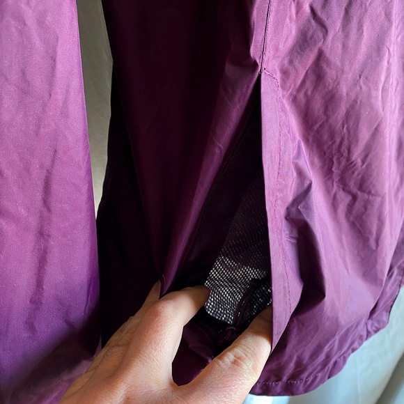 Columbia Arcadia Il Rain Jacket Women's Plus 3X Maroon - Picture 8 of 14